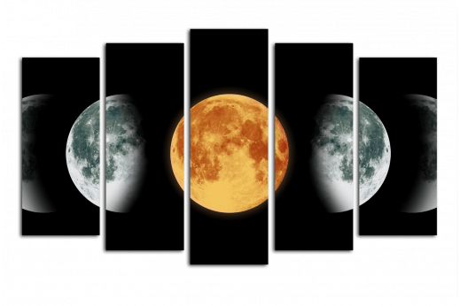 Модульная картина Фазы Луны